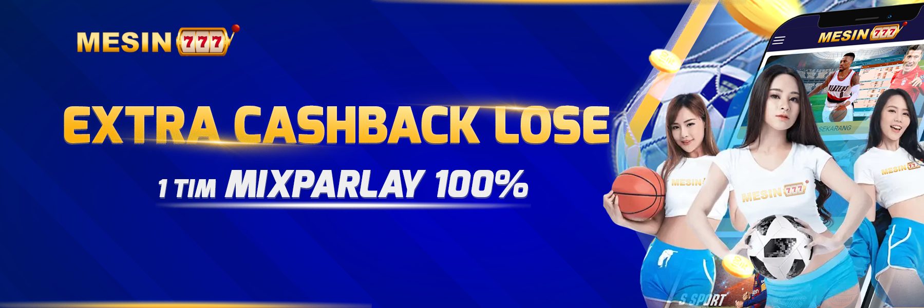 Mesin777 - Cashback 1 tim mixparlay