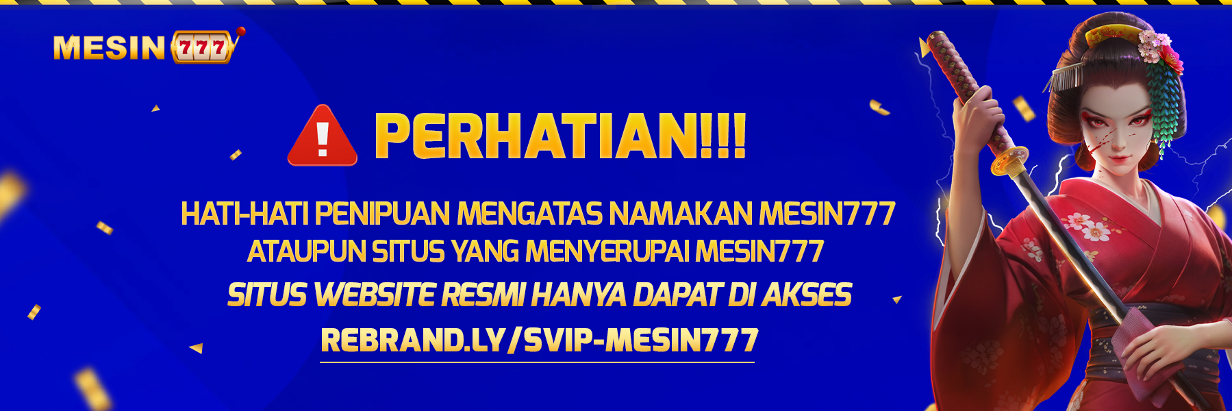 BANNER WARNING